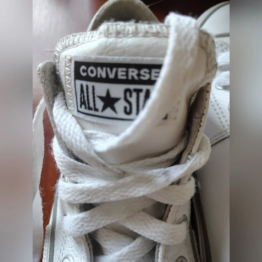 Converse All Star Classic White Kids Sneakers Size 12